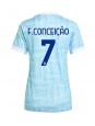 Juventus Francisco Conceicao #7 Replika Borta Kläder Dam 2025-26 Kortärmad